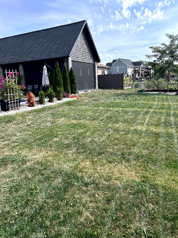 After lake pump install